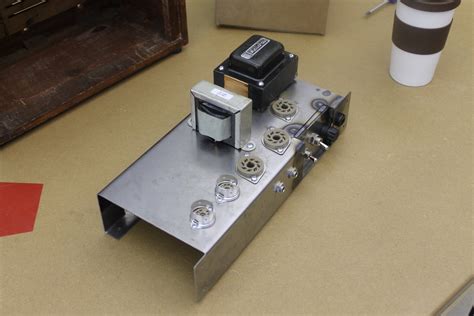 guitar amp chassis metal brake|Folding my own chassis .